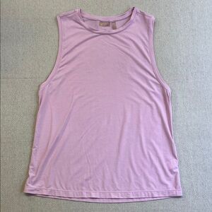 Zella Light Pink Sleeveless Athletic Tank Top XS Lightweight Activewear